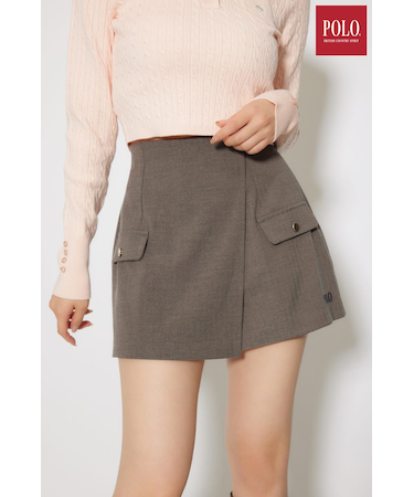 【POLO BCS】ポケットディティールスコートショートパンツ