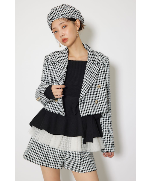 ツイードショートジャケット