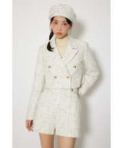 ツイードショートジャケット