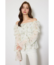 ボリュームスリーブブラウス