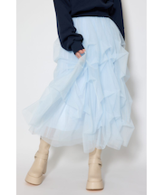 ランダムタックチュールスカート
