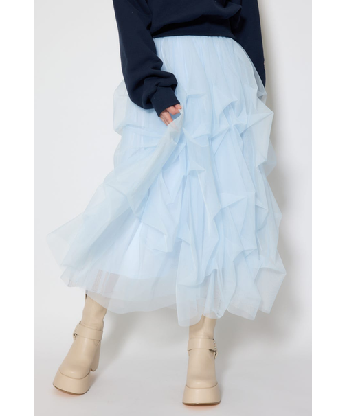 ランダムタックチュールスカート