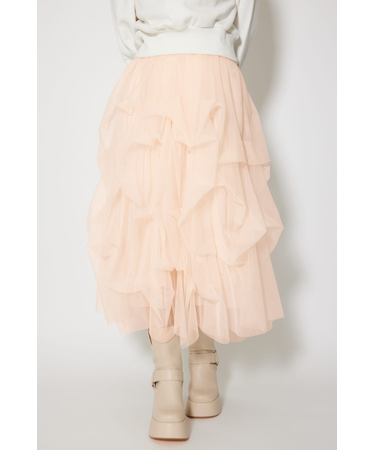 ランダムタックチュールスカート