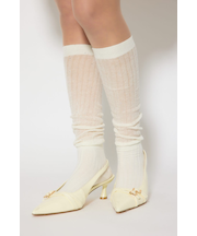 ストーン付きシアーソックス