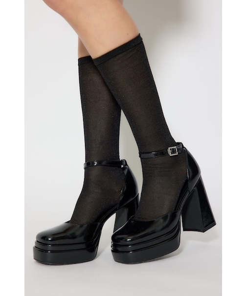 美ラメフィットソックス