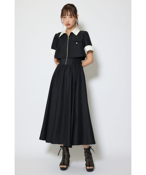 ¥13,200 バストディティールフレアワンピース バストディティールフレアワンピース｜リエンダの通販｜&mall（アンド