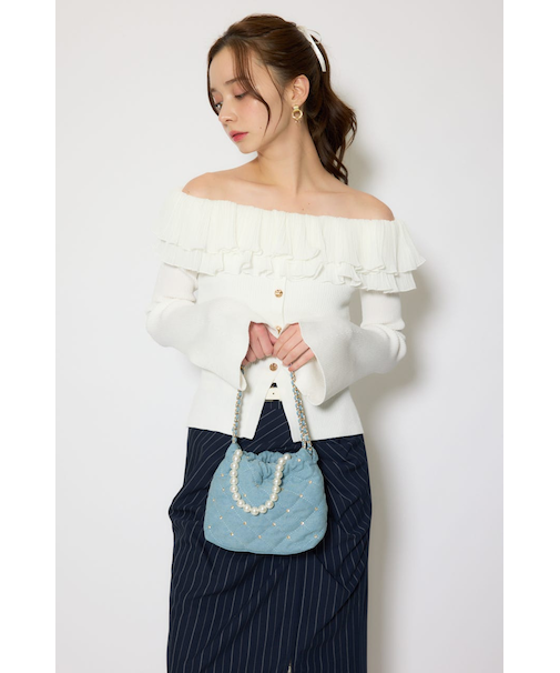 チェーンデコレーションミニバッグ