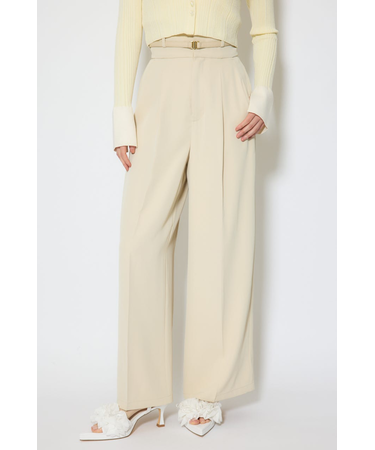 ベルトポイントハイウエストワイドパンツ