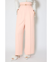 ベルトポイントハイウエストワイドパンツ