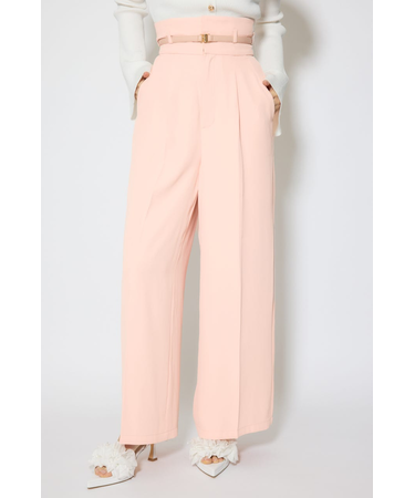 ベルトポイントハイウエストワイドパンツ