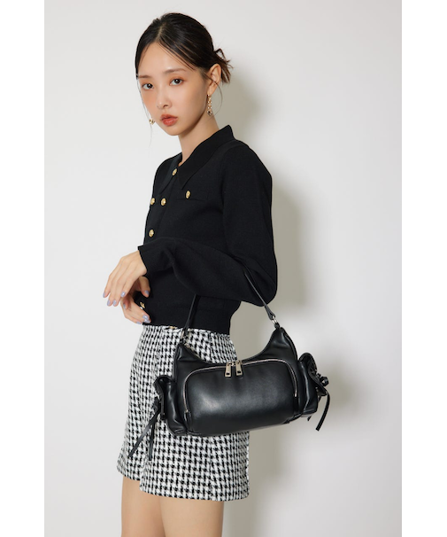 3ポケットミニリボンショルダーバッグ