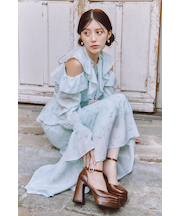 マーメイドフラワーワンピース