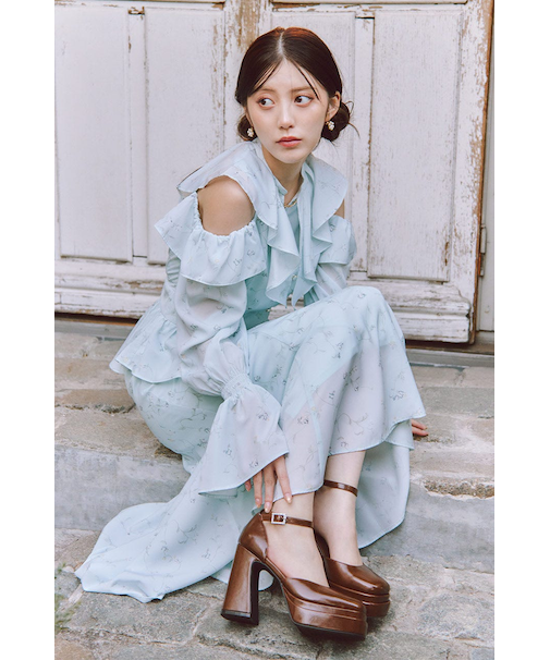 マーメイドフラワーワンピース