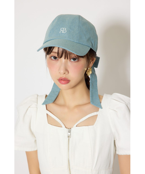 バックリボンRロゴキャップ