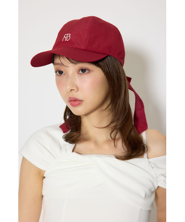 バックリボンRロゴキャップ