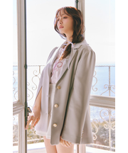 レースディティール2WAYテーラードジャケット