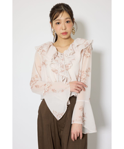 フリルカラートップス