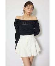 オフショルカットロングTシャツ