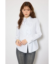 ウエストシェイプボウタイシャツ