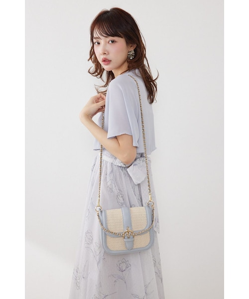 rienda Gフロントベルトショルダーバッグ ベルトディティールバッグ｜リエンダの通販｜&mall（アンドモール