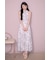 【AKB48 伊藤百花さん着用アイテム】【女神ワンピース】ホルターネックギャザーフレアワンピース