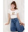 【HELLO KITTY】グリッターロゴミニTシャツ