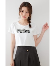 デコラティブロゴTシャツ