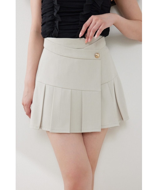 ラップベルトミニスコートショートパンツ