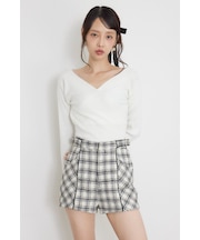 カシュクール2WAYウォッシャブルニットトップス
