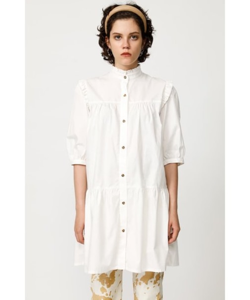 FRILL SHOULDER S／ワンピース