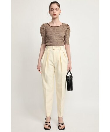 TUCK TAPERED パンツ