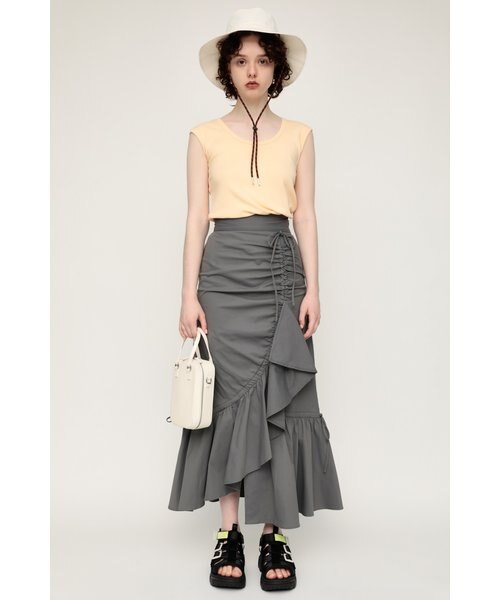 SLY スライ　ASYMMETRY HEM SK アシンメトリー ヘム スカート SLY（スライ）の「ASYMMETRY HEM SK アシンメトリー ヘム