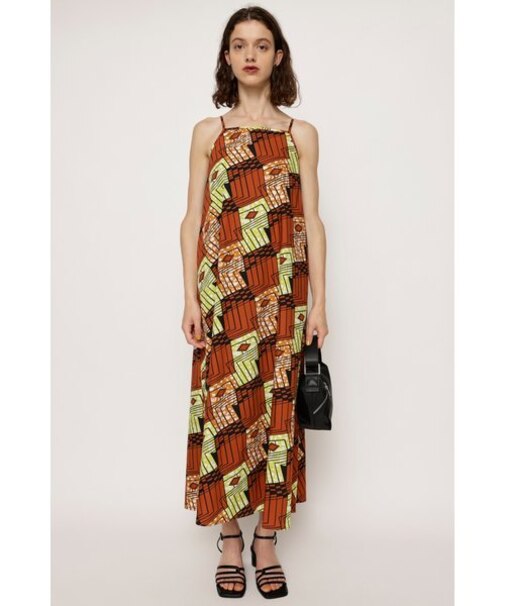 AFRICAN BATIK HALTER ワンピース