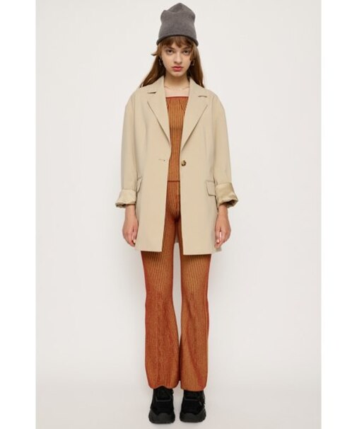 BI COLOR KNIT FLARE パンツ