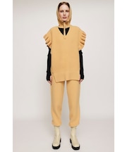 WOOL RIB MG TRACK パンツ