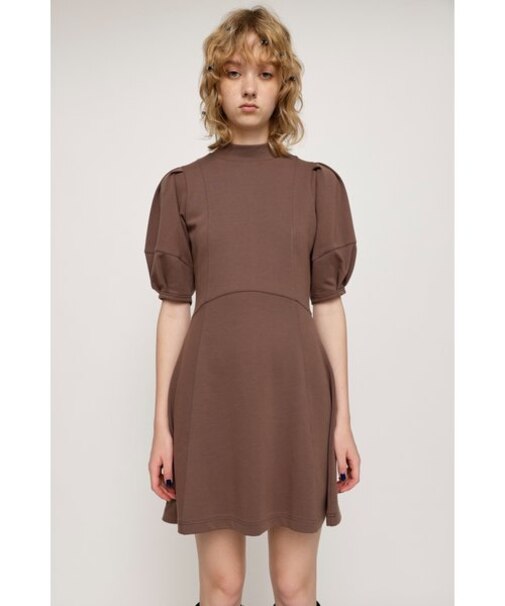 CURVED WAIST MINI ワンピース