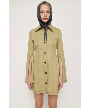 FLARE SLEEVE ショートワンピース