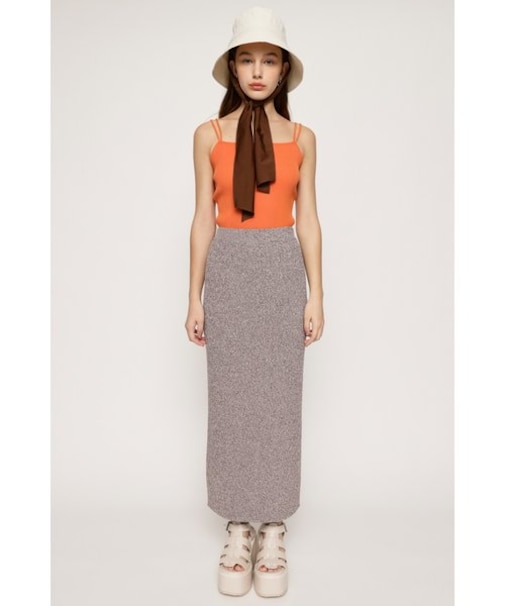 RIB KNITTED スカート