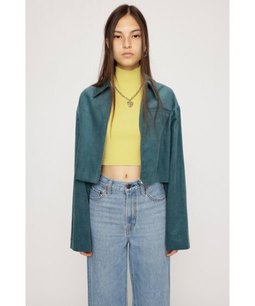 CORDUROY CROPPED ZIP ジャケット