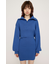 BIG COLLOR ZIP UP 2P ショートワンピース
