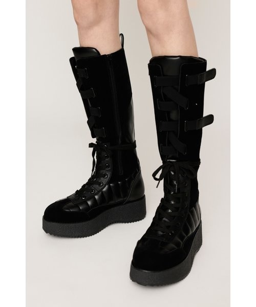 LIMITED ITEM】PLATFORM SNEAKER ブーツ｜スライの通販｜&mall（アンド 