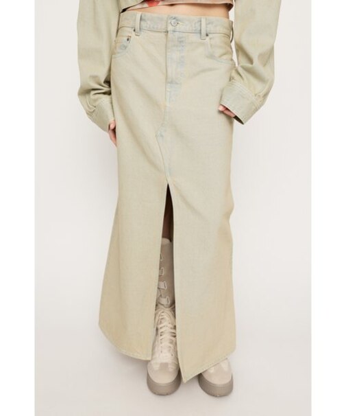 NOAH DENIM LW SLIT SK-E