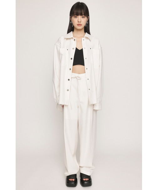 WAIST TIE STRAIGHT WIDE パンツ