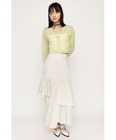 ASYMMETRY FRILL スカート