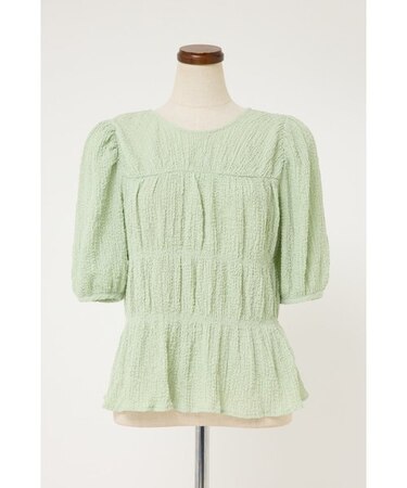 2WAY SHIRRING ブラウス