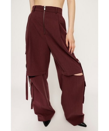 KNEE ZIP CARGO パンツ