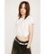 BI COLOR STITCH CROP Tシャツ