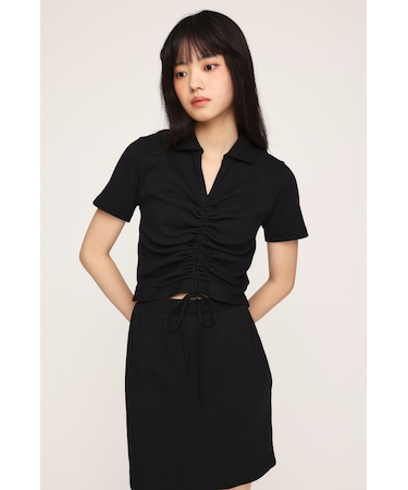 SHIRRING SKIPPER ワンピース