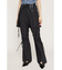 PLEATS LAYERED FLARE パンツ