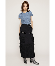 MESH DOCKING MILITALY スカート